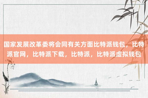 国家发展改革委将会同有关方面比特派钱包，比特派官网，比特派下载，比特派，比特派虚拟钱包