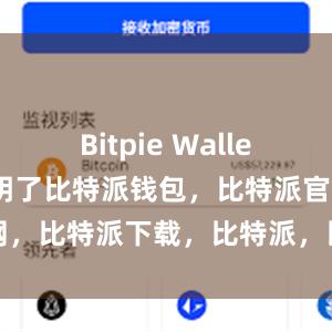 Bitpie Wallet的界面简洁明了比特派钱包，比特派官网，比特派下载，比特派，比特派虚拟钱包